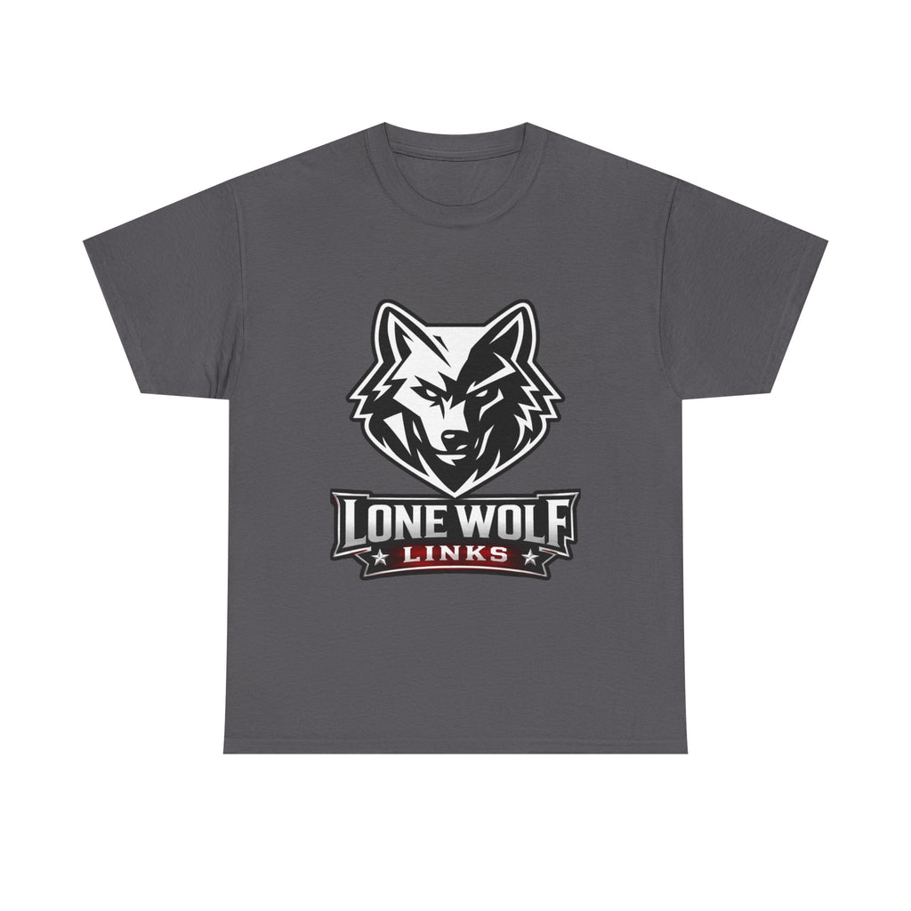 Lone Wolf Golf Unisex T-Shirt Dark Colors - 'Lone Wolf Links' Logo Tee
