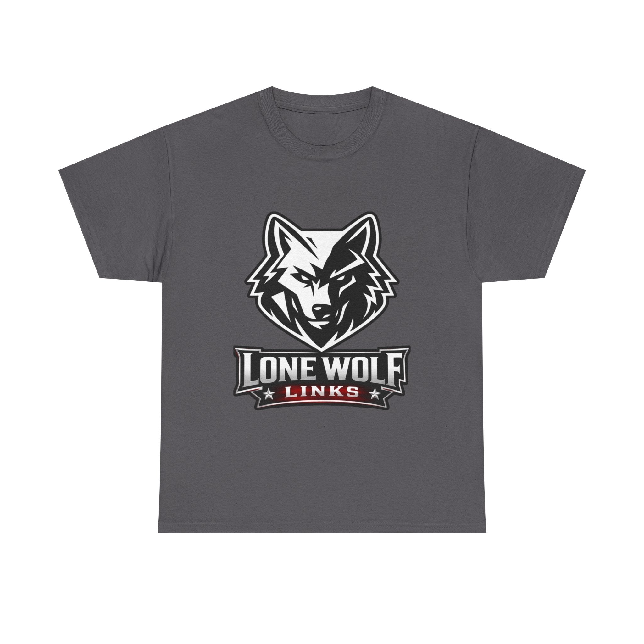 Lone Wolf Golf Unisex T-Shirt Dark Colors - 'Lone Wolf Links' Logo Tee
