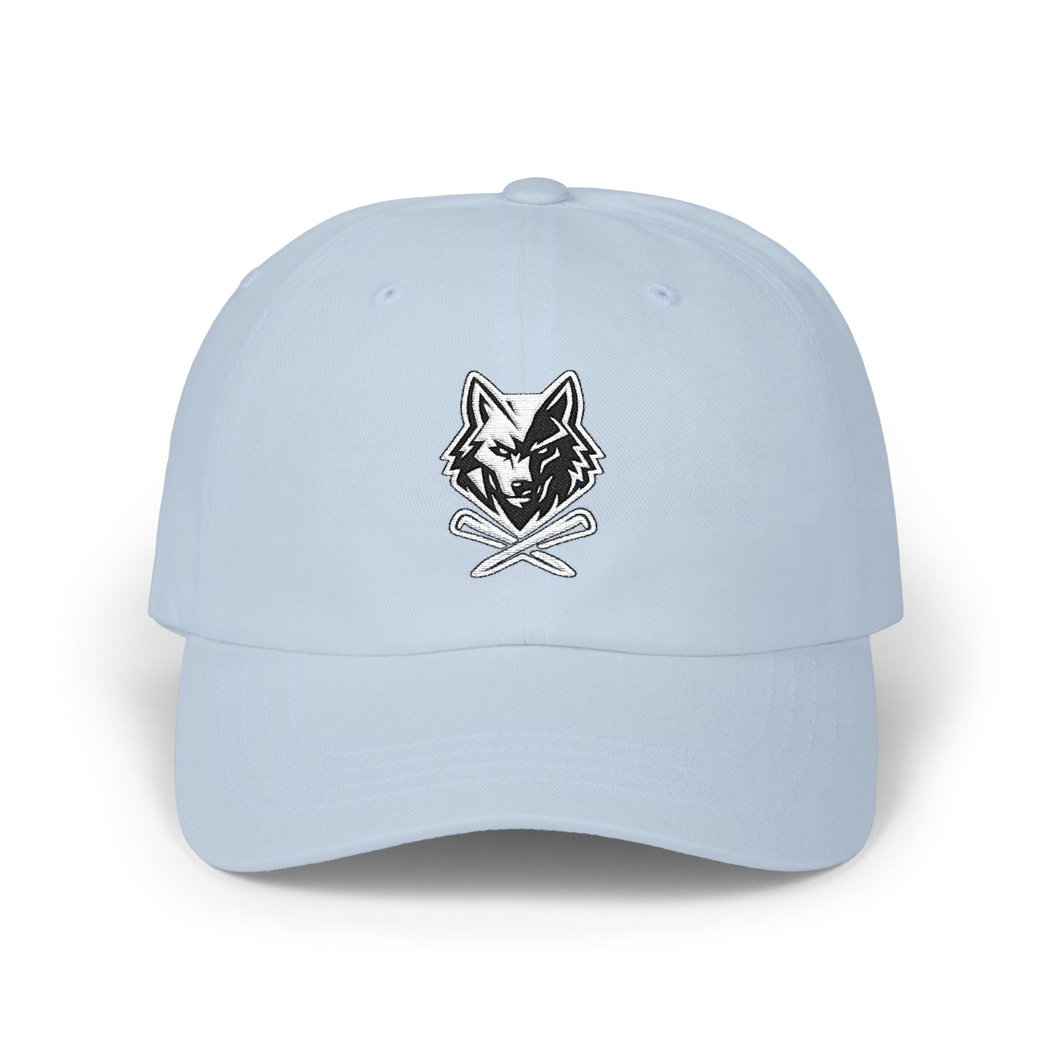Wolf & Crossed Golf Tees Dad Cap - Vintage Golf Fox Hat
