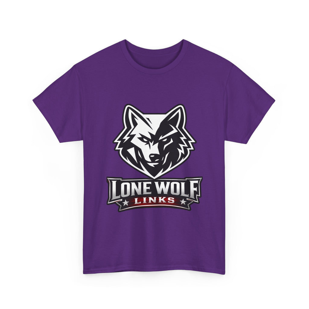 Lone Wolf Golf Unisex T-Shirt Dark Colors - 'Lone Wolf Links' Logo Tee