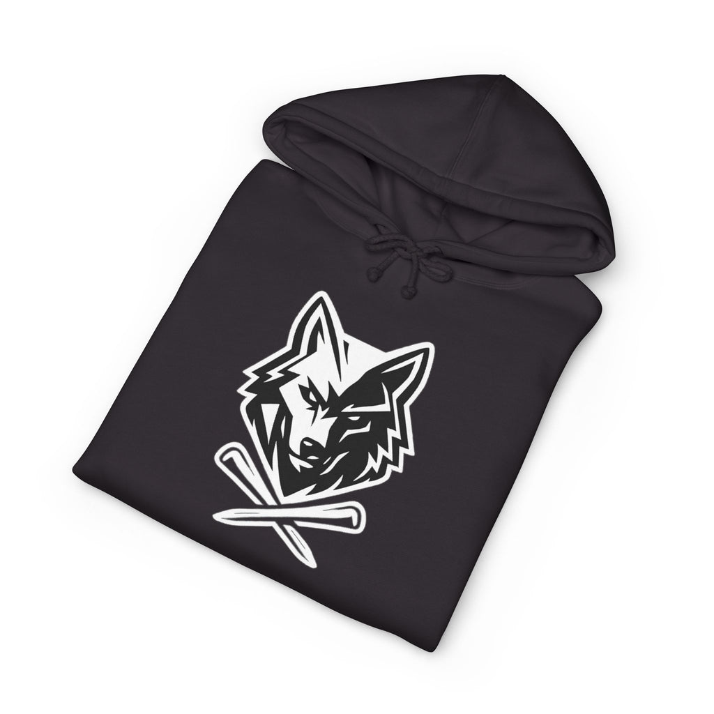 Wolf Head Golf Crossed Tees Hoodie – Unisex Golf Wolf Logo Pullover