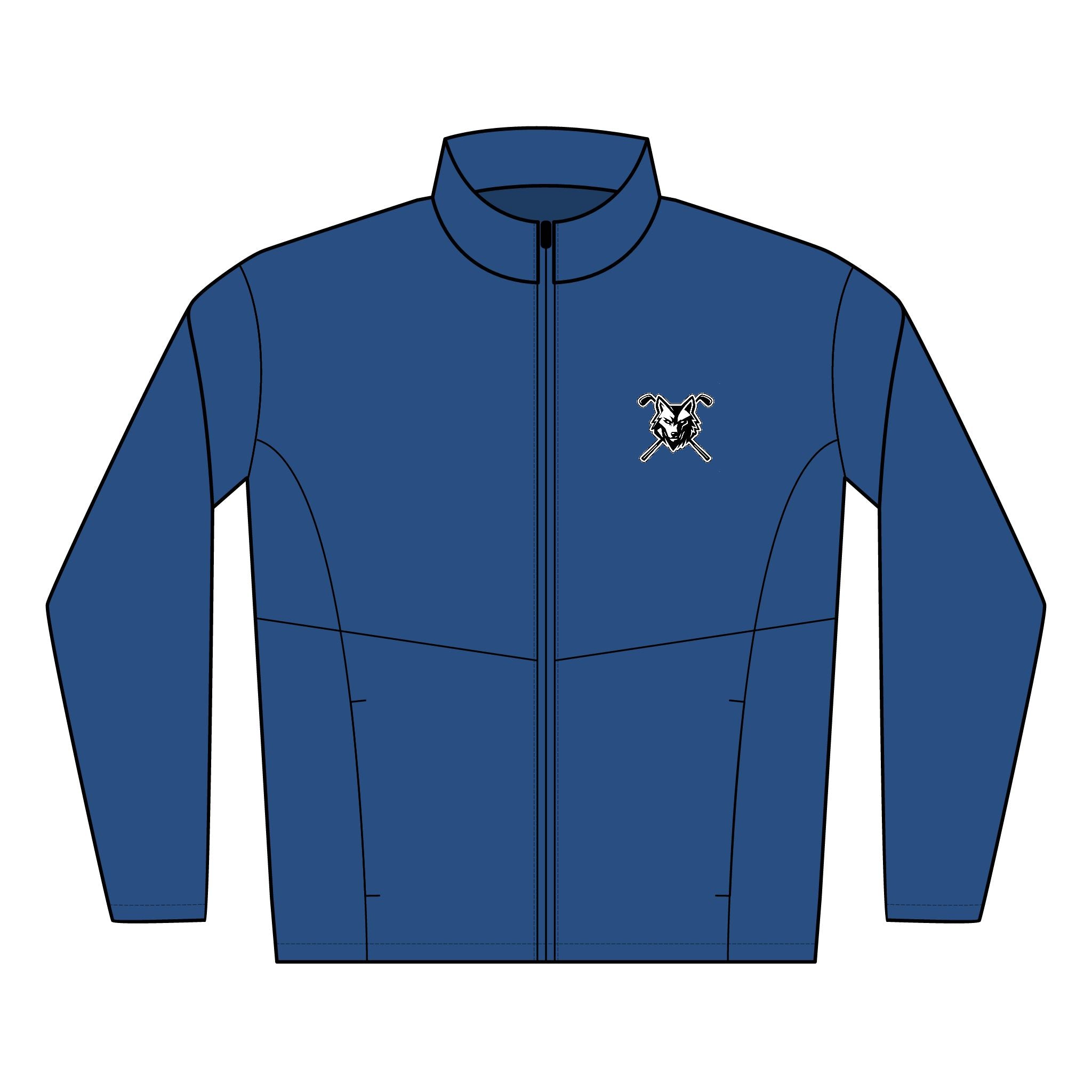 Men's Embroidered Soft Shell Jacket - Athletic Team Crest