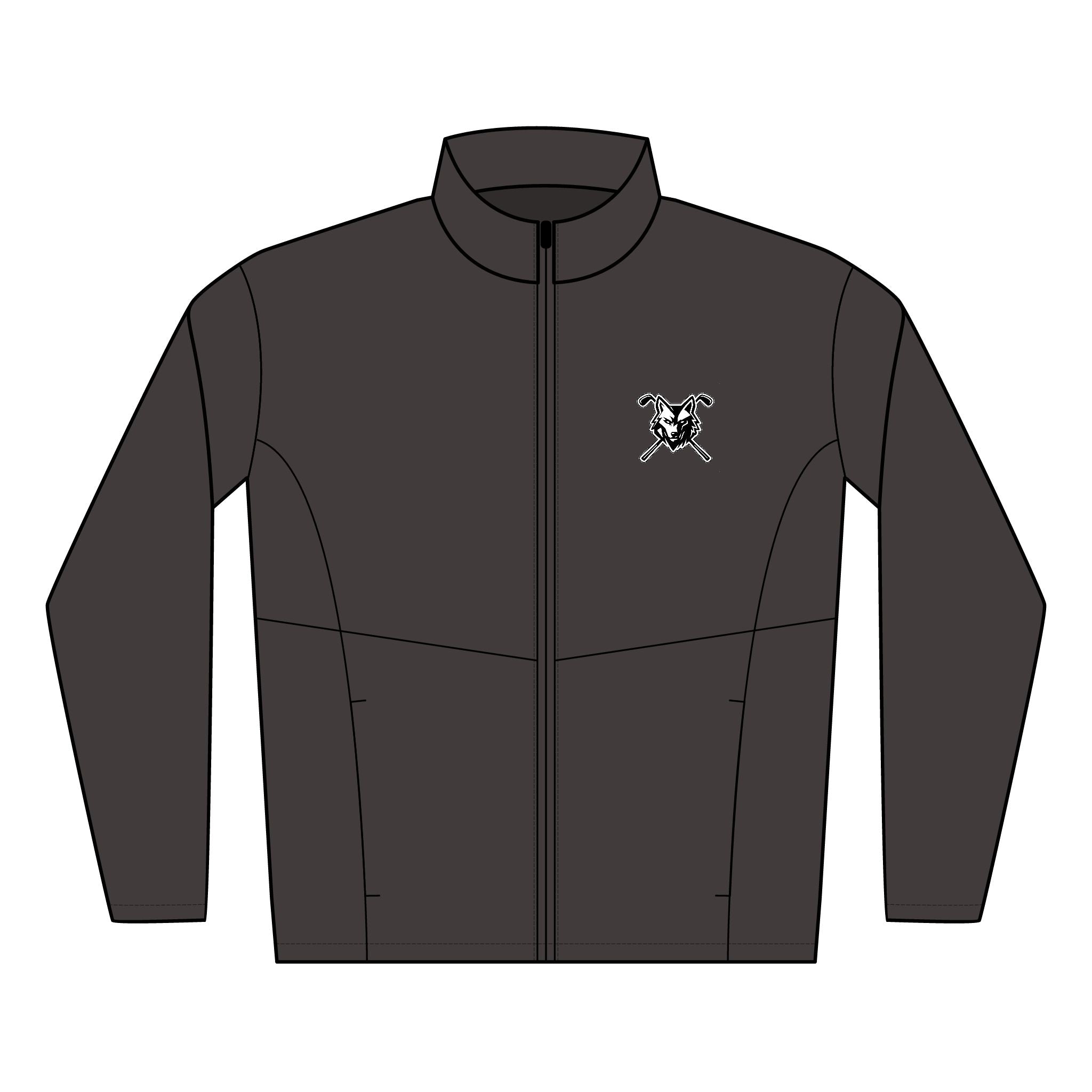 Men's Embroidered Soft Shell Jacket - Athletic Team Crest