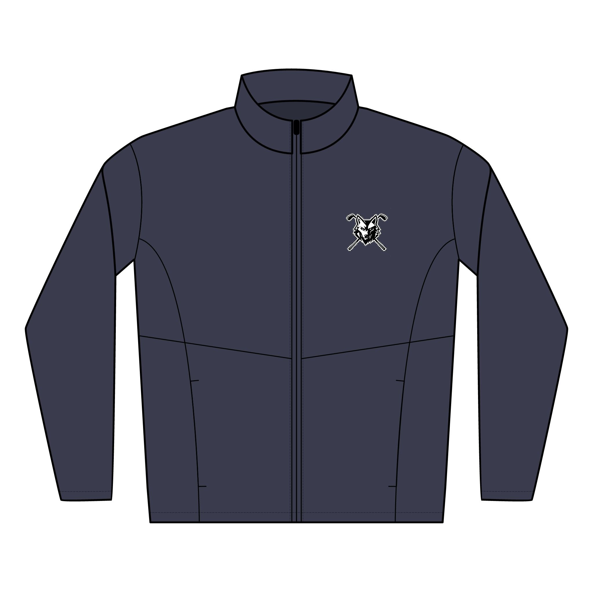 Men's Embroidered Soft Shell Jacket - Athletic Team Crest