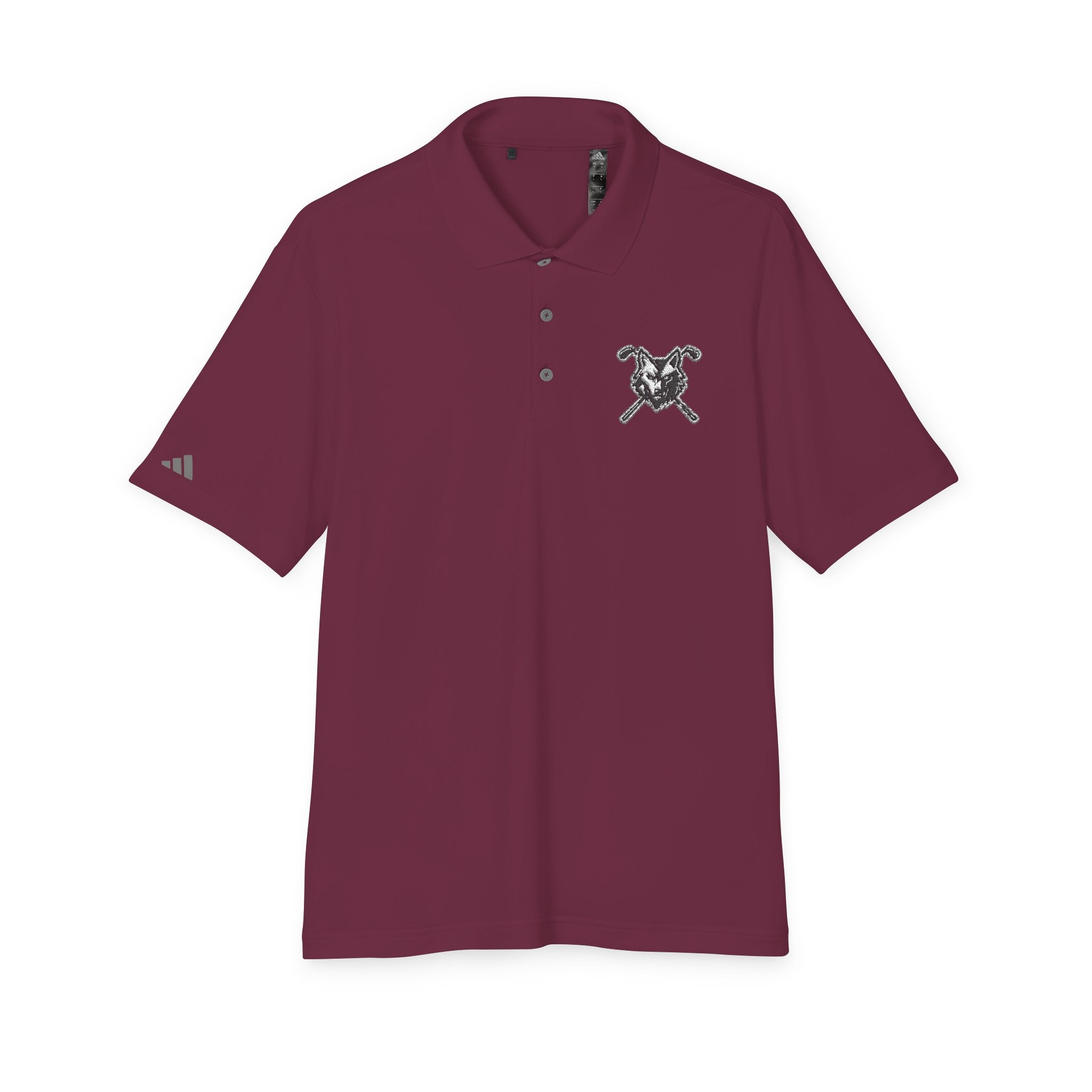 Wolf & Crossed Golf Clubs Unisex Polo Shirt - Performance Golf Polo