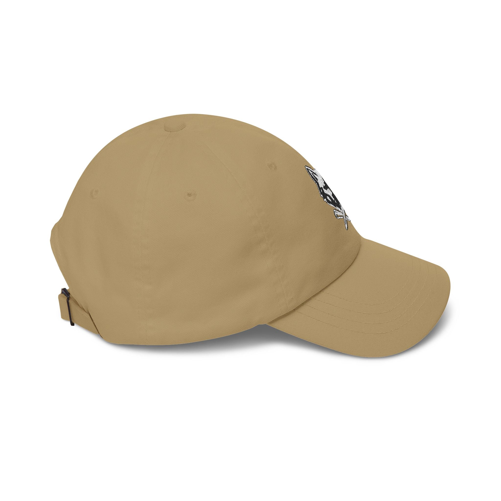 Wolf & Crossed Golf Tees Dad Cap - Vintage Golf Fox Hat