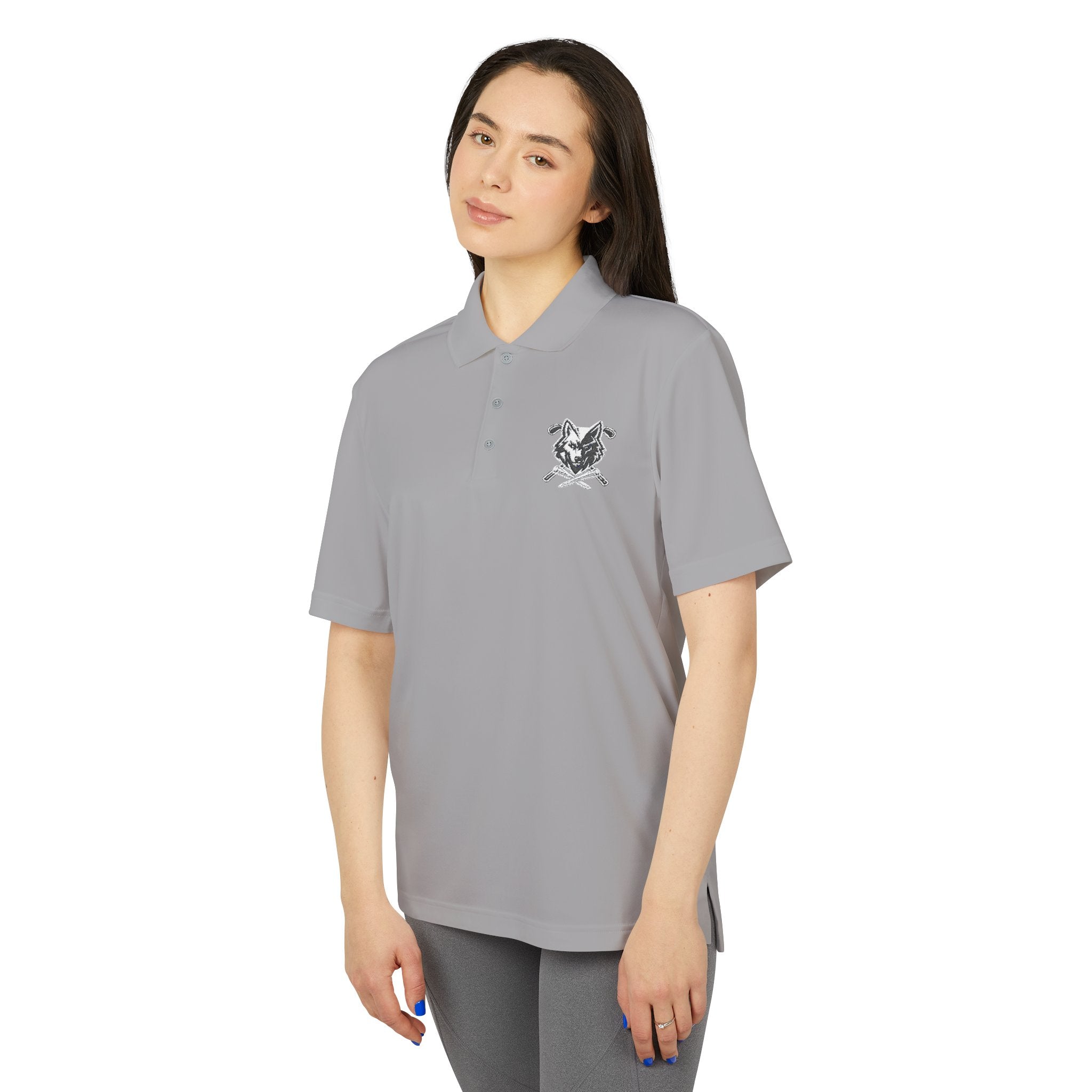 Wolf & Crossed Tees Unisex Polo Shirt - Performance Golf Polo
