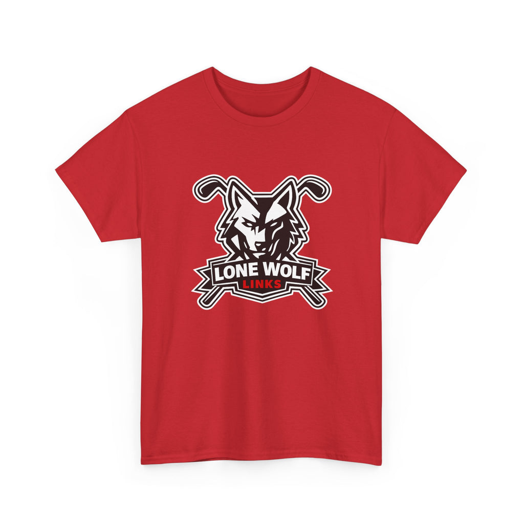 Lone Wolf Golf Unisex T-Shirt Dark Colors - 'Lone Wolf Links' Logo Tee
