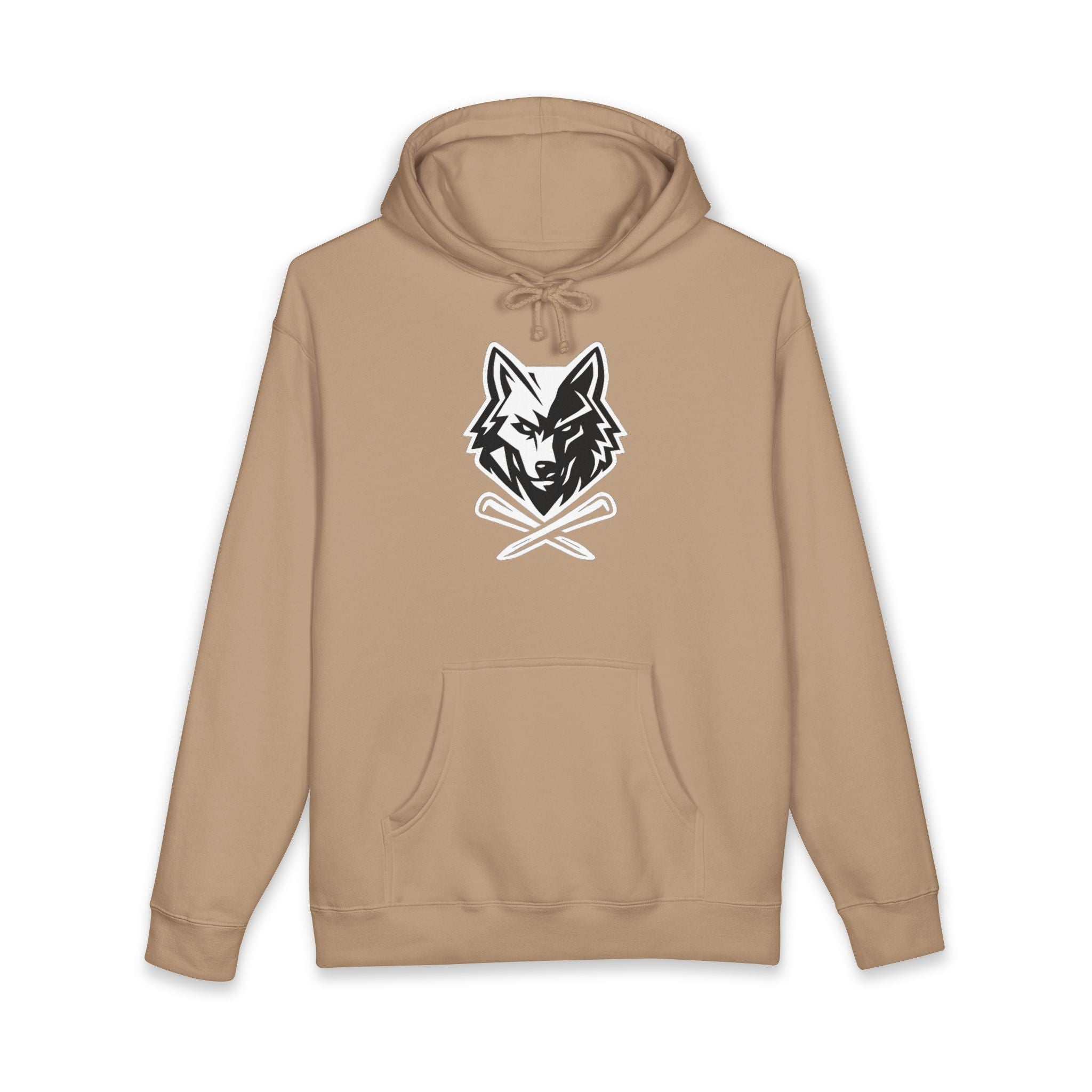 Wolf Head Golf Crossed Tees Hoodie – Unisex Golf Wolf Logo Pullover