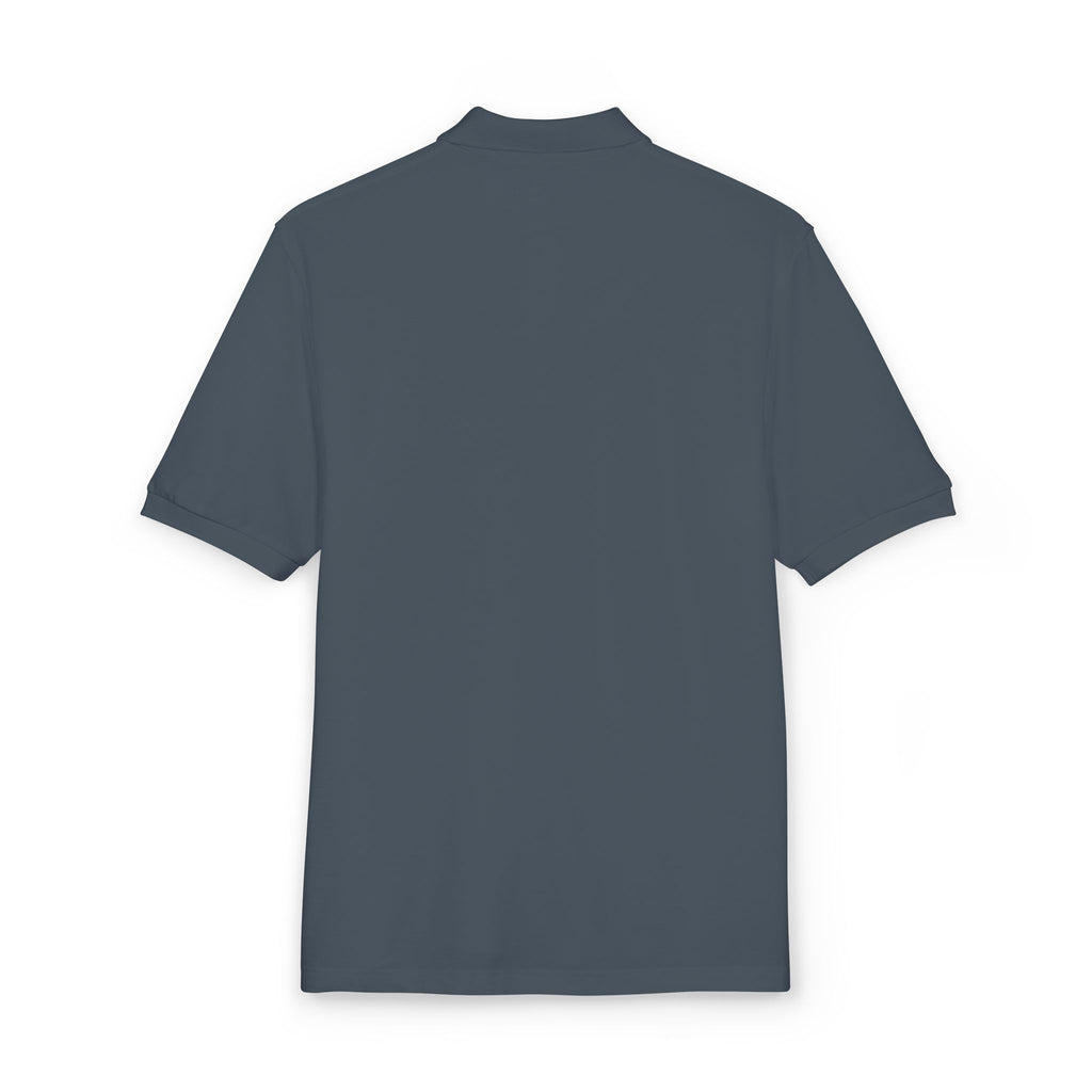 Embroidered Unisex Wolf & Tees Polo Shirt - Casual Golf Wear