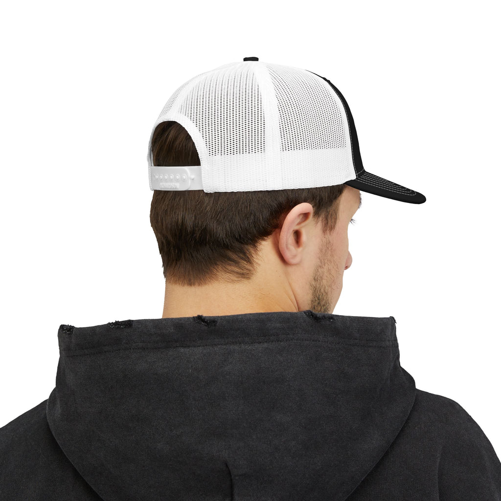 Trucker Hat - Lone Wolf Links with Crossed Tees Embroidered Snapback