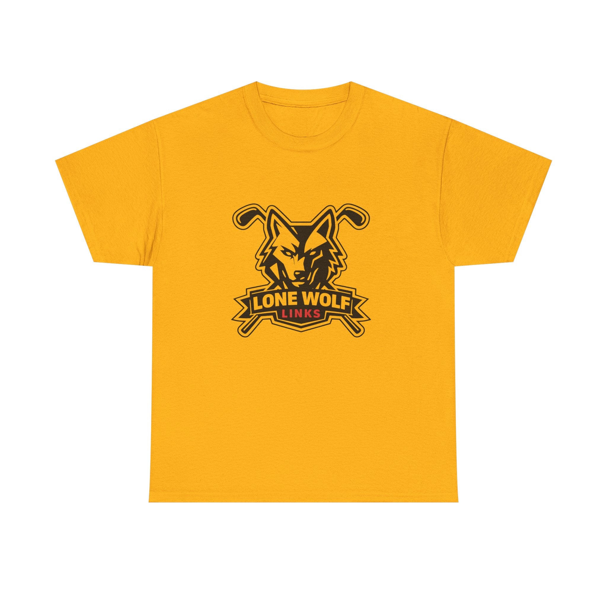 Wolf Logo T‑Shirt Unisex Light Colors - 'Lone Wolf Links' Graphic Tee