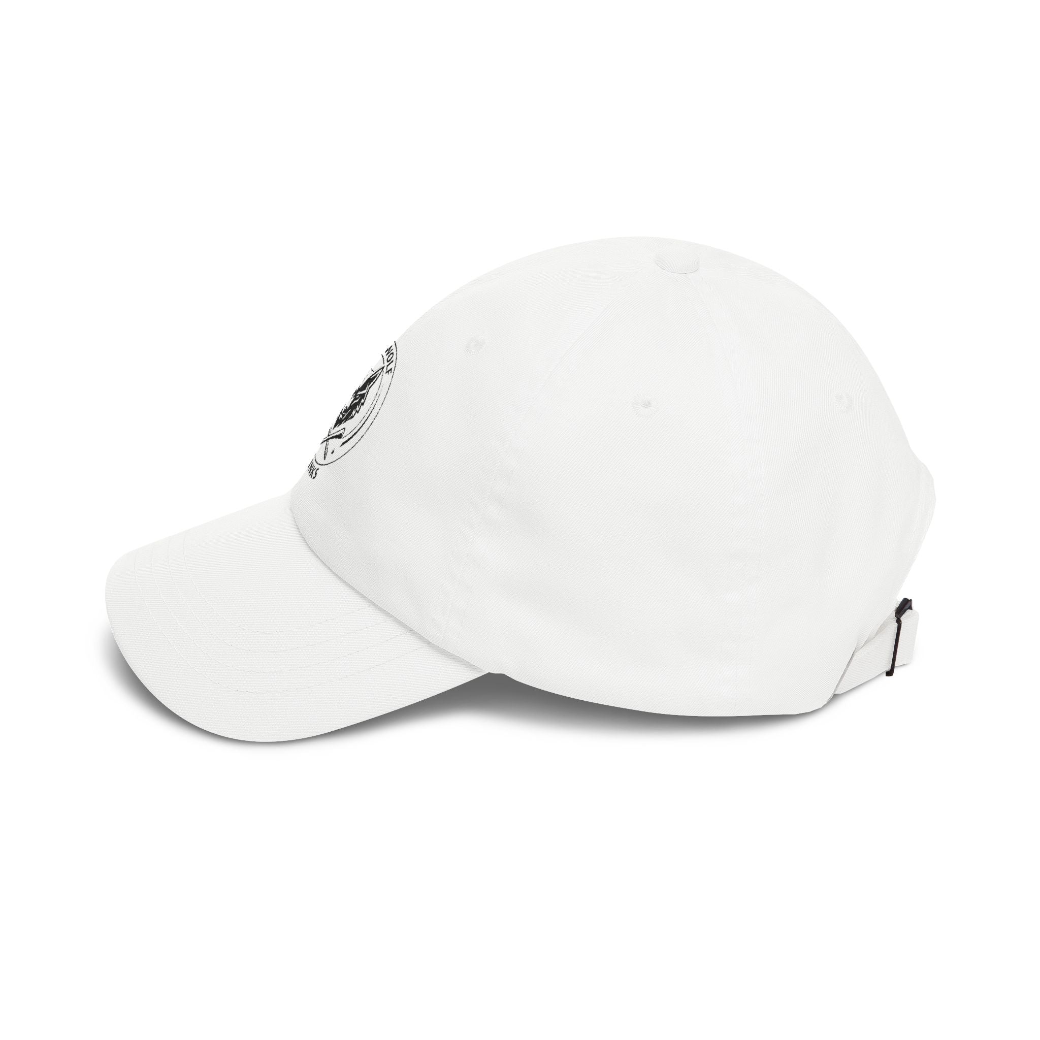Dad Cap - 'Lone Wolf Links' Embroidered Logo Golf Hat