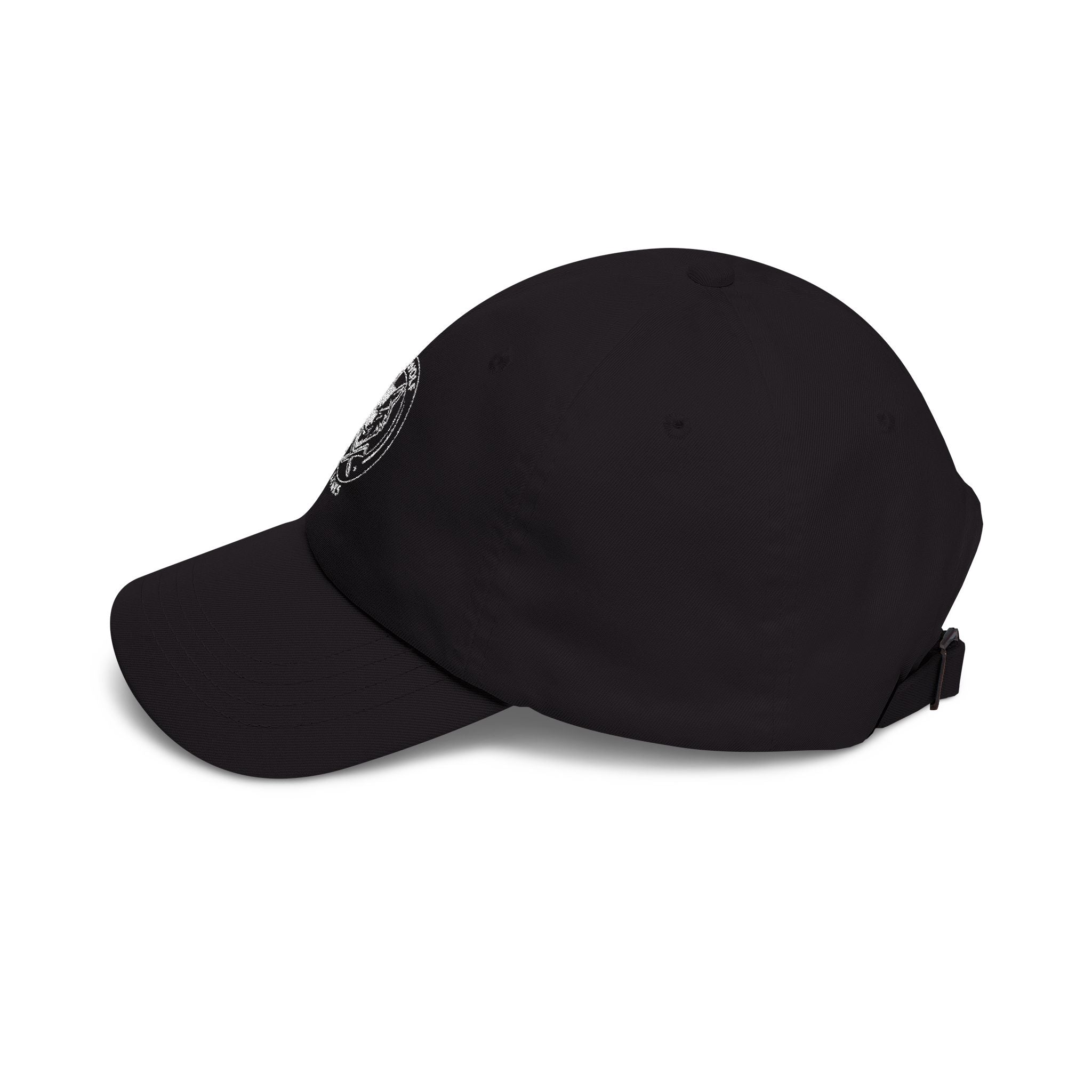 Wolf Emblem Dad Cap – Vintage Stone Wolf Logo Golf Hat