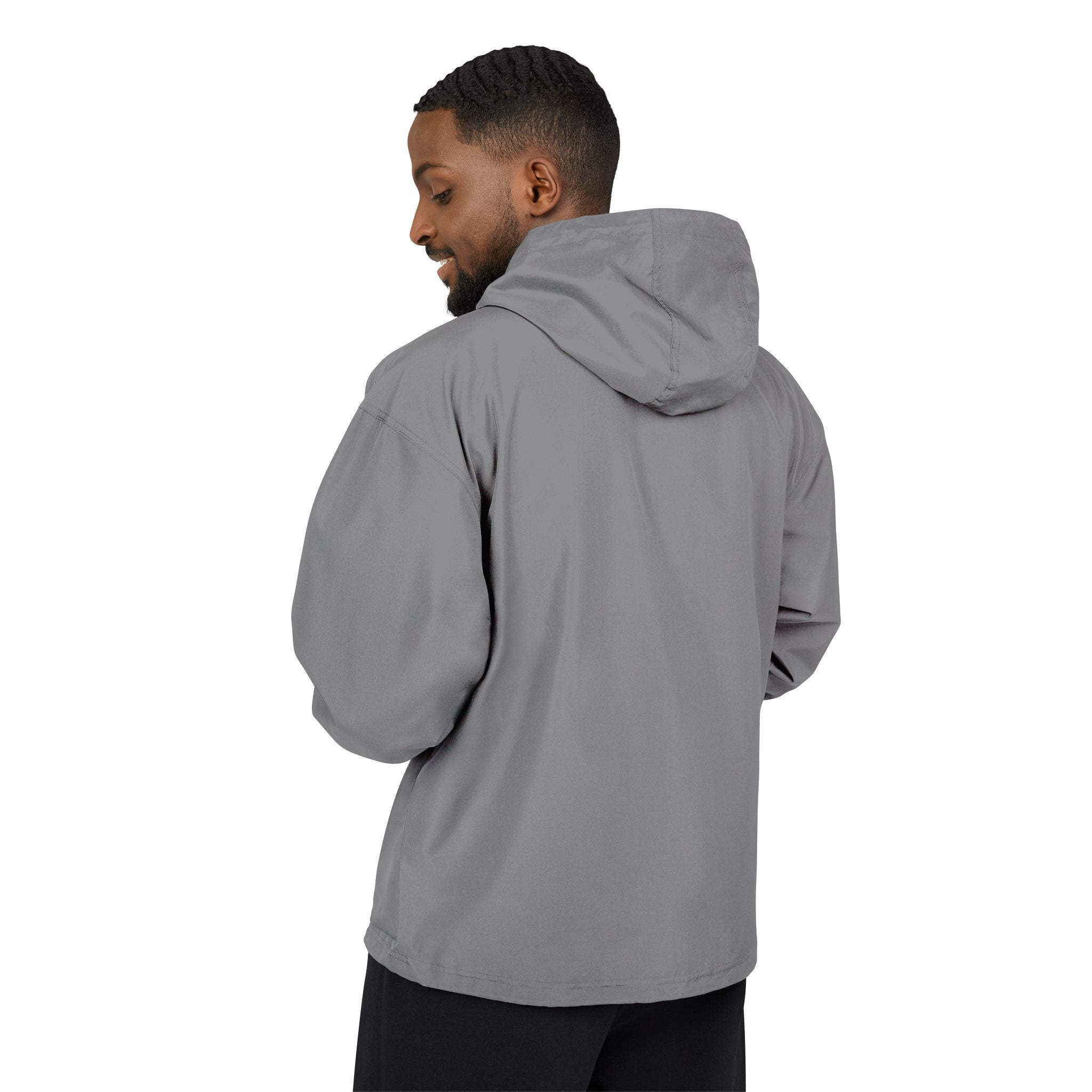 Champion Packable Anorak Jacket - Wolf with Crossed Tees