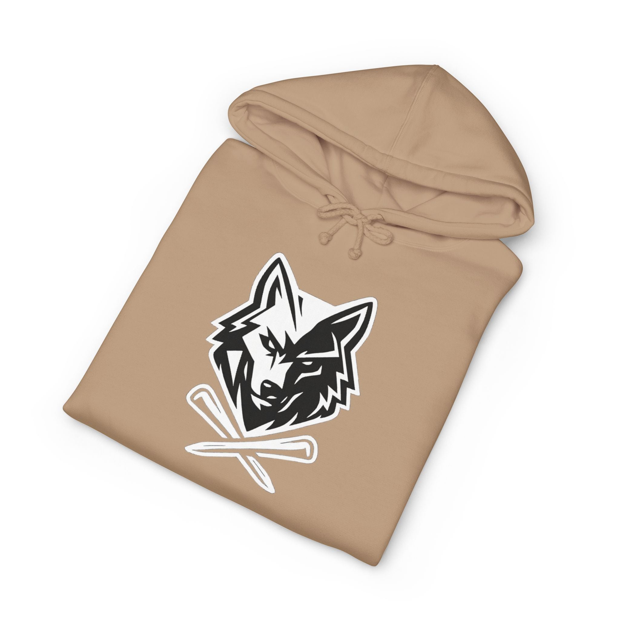 Wolf Head Golf Crossed Tees Hoodie – Unisex Golf Wolf Logo Pullover