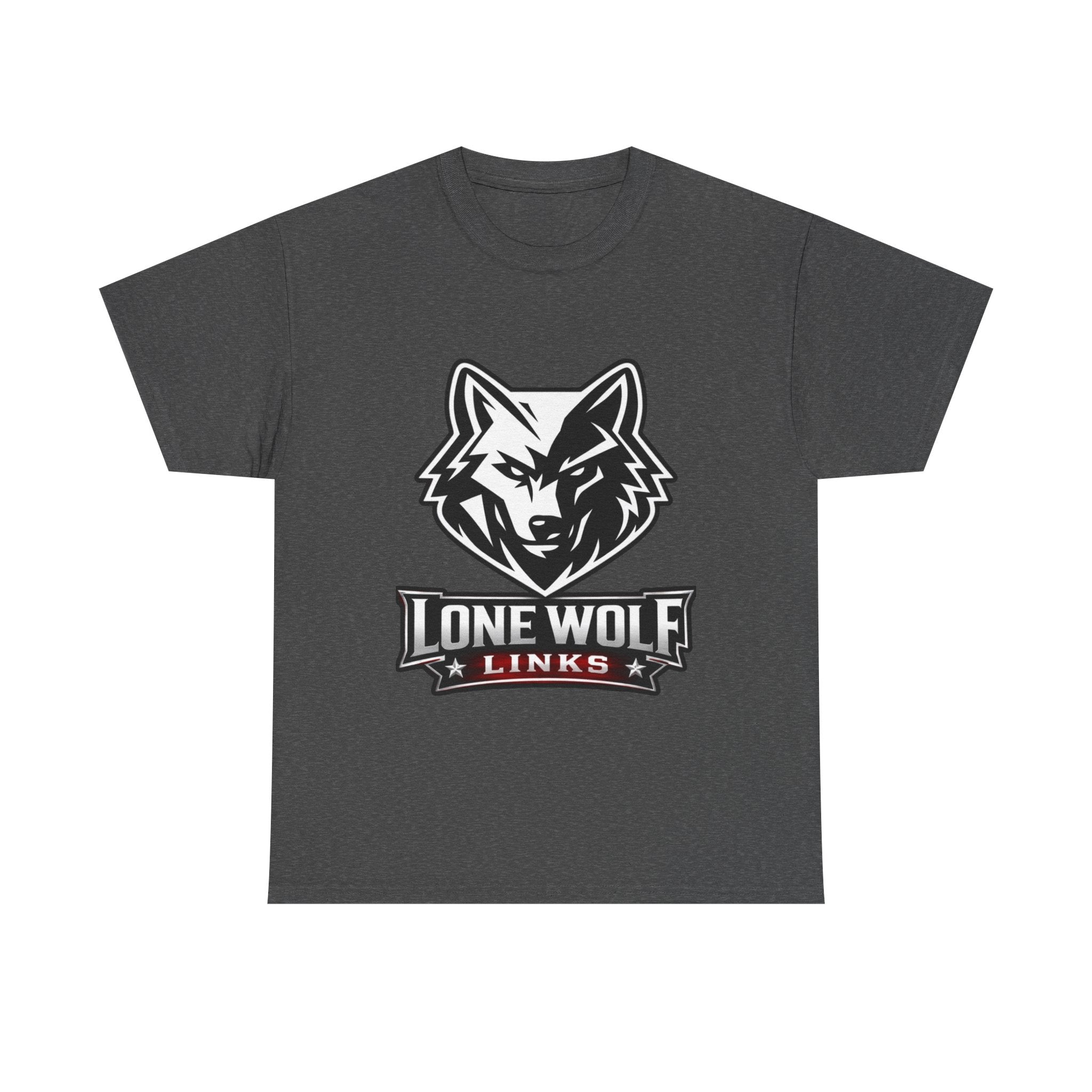 Lone Wolf Golf Unisex T-Shirt Dark Colors - 'Lone Wolf Links' Logo Tee